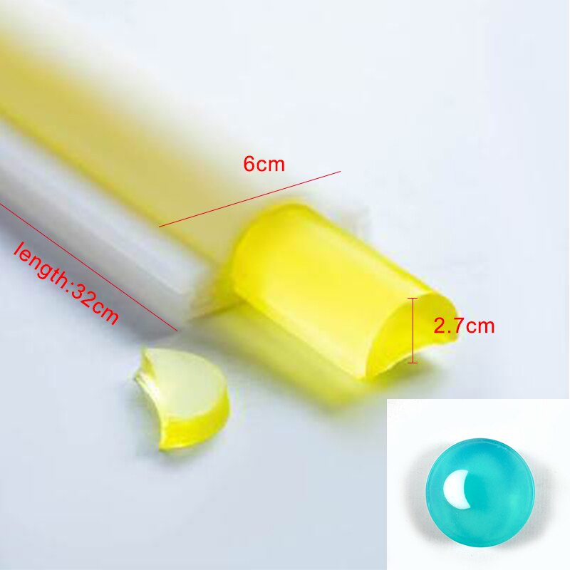 Round Heart Shape Silicone Soap Mold Pipe Tube Handmade Cake Baking Tool Soap Making Soap Mold: 1