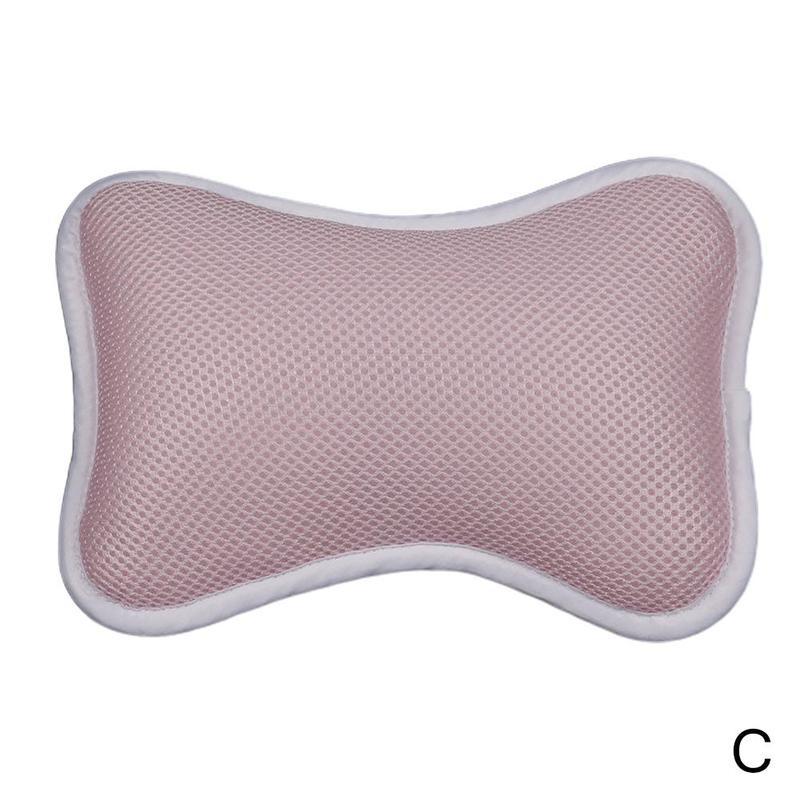 Spa Non-Slip Cushion Bath Tub Spa Pillow Bathtub Head Rest Pillow And For Neck Bathroom Back Accessories C0F2: C