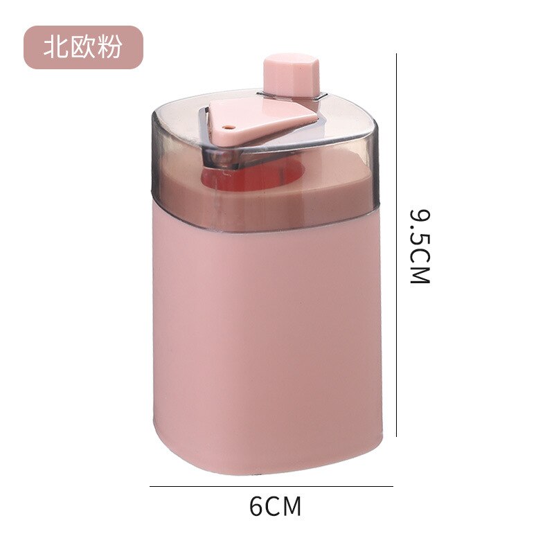 Toothpick Box Automatic Pop-up Home Living Room Pressed Toothpick Cartridge Can Portable Toothpick Cartridge: Pink