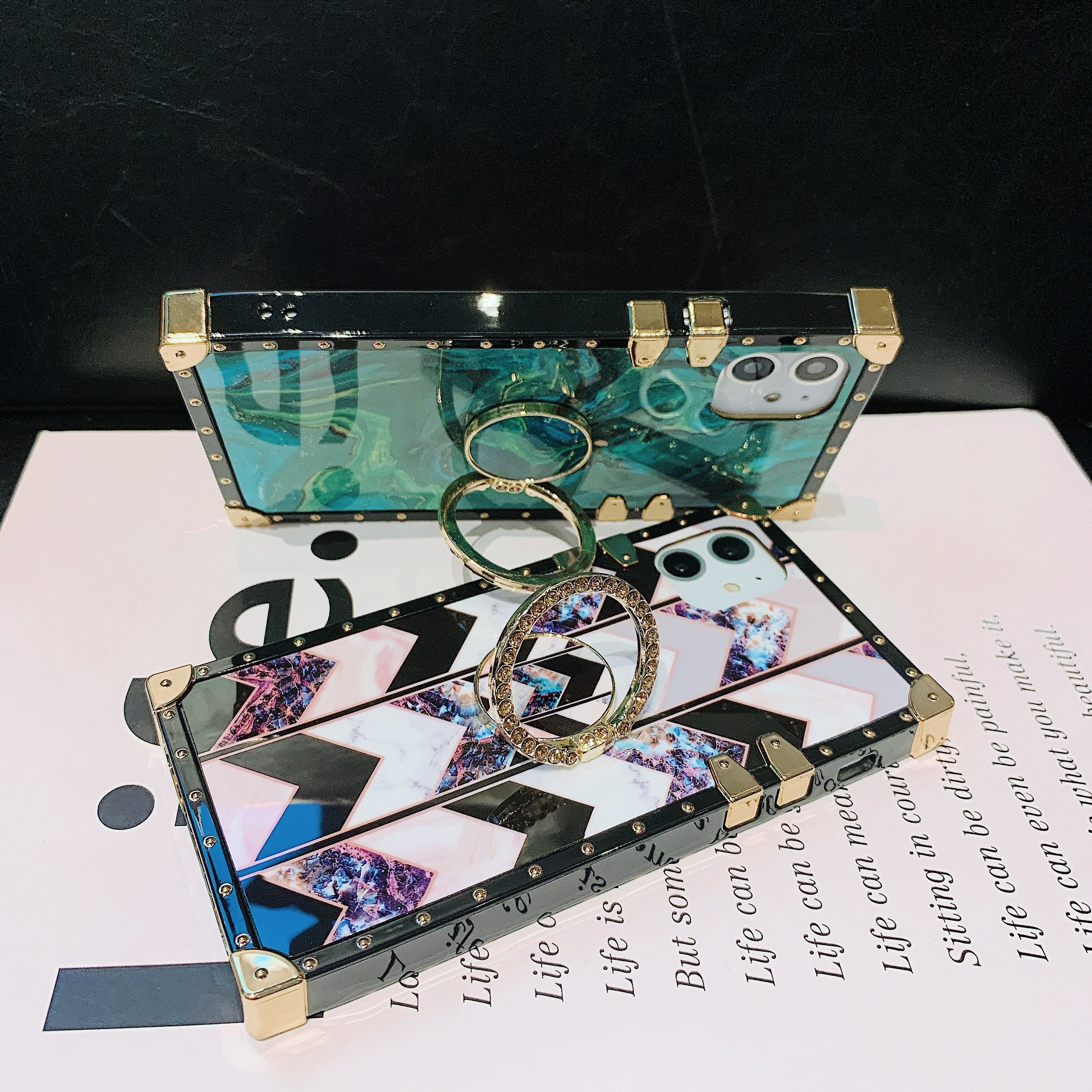 Coque Für Xiaomi Mi9 Redmi7 Note7 Fällen Sexy Rote Lippen Bling Strass Ring Stehen Platz Fall Für Redmi7 Note7 Mi9 abdeckung