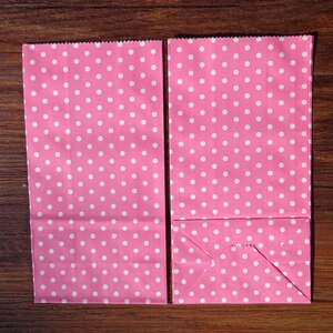 8pcs Paper Envelope For Postcard Kids Paper Bag Small Craft Envelopes School Materials Colorful Dots Envelope: hot pink
