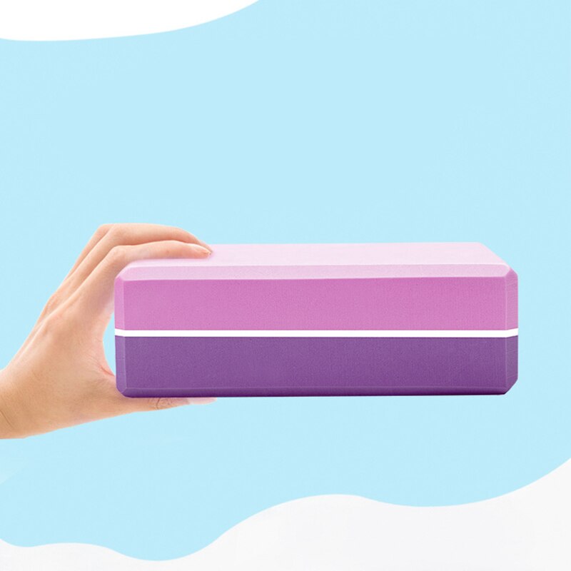 -EVA Yoga Block Brick Pilates Sports Exercise Gym Foam Stretching Aid Body Shaping Health Training for Women