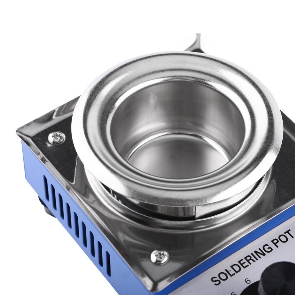 220V 150W Solder Pot Soldering Desoldering Bath 50mm 450 Degree Max Titanium All