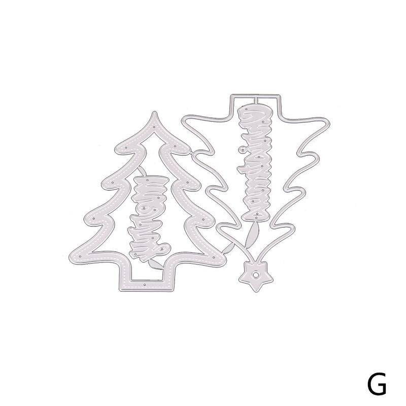 Metallhåndverk landsby papir kutte terninger til utklippsbok / bryllupskort jul diy halloween  f3 a 5: G