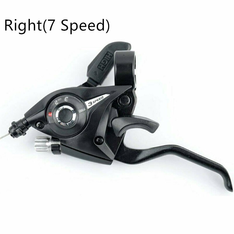 1Pair ST-EF51 gear shifter/brake lever 3 x 7,8 speed or set black v-brake for shimano Mountain Bike Shift Levers Bike Handlebar: Right(7 Speed)