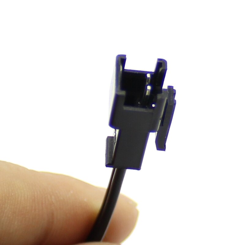 Conector SM Leadwire de 12CM, Cable para EL tubo de alambre, tira de luz de neón, luz electroluminiscente incorporada
