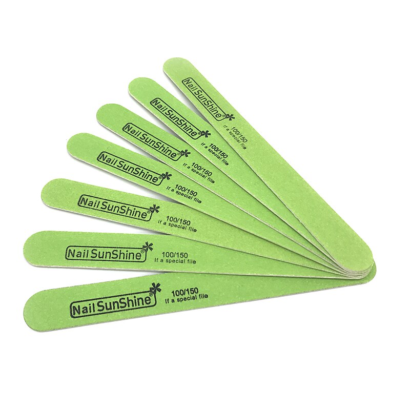 Arquivo de unha profissional 100/180/240/320 lixa arquivo de lixa de lixa arquivo de polimento unhas moagem equipamento manicure arquivo: 100-150(10pcs )