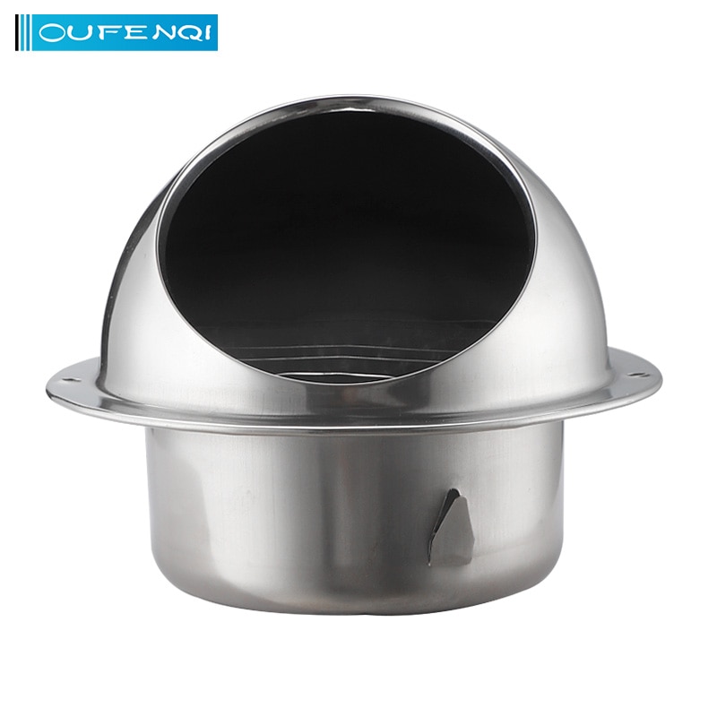 OUFENQI stainless steel air outlet cover ventilation exhaust fan vent round 4" 6" 8"