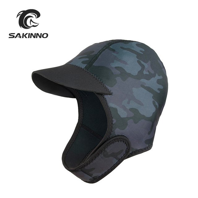 Cappuccio da 2MM cappuccio da sub neoprene subacqueo Snorkeling muta cappuccio Surf subacqueo cappello per uomo donna Surf nuoto immersione vela boccaglio suola: A5