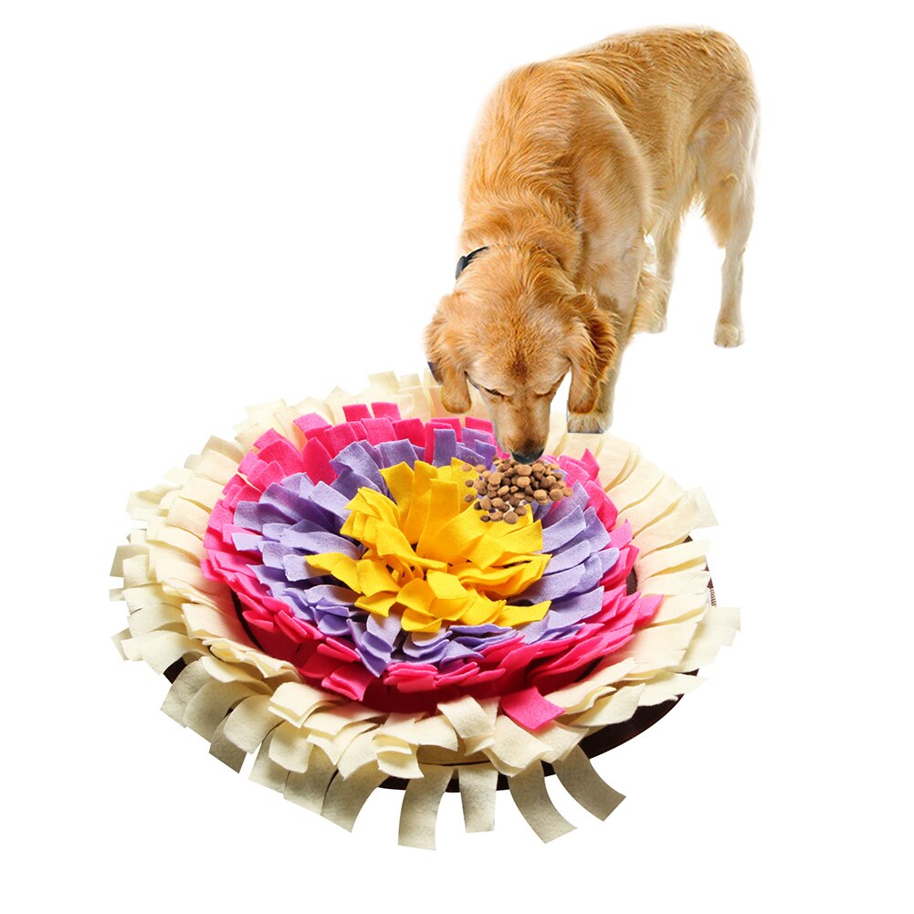 Tapis Anti-reniflement pour chiens, couverture d'entraînement Anti-fuite, soulage le Stress nasal, jouet Puzzle pour animaux de compagnie: Khaki