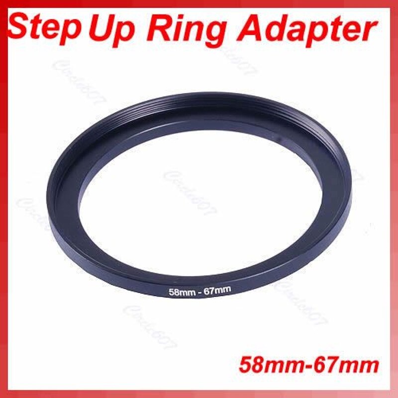 Adaptateur d&#39;anneau de filtre étagé 52mm-58mm 46mm-52mm 52mm-55mm 58mm-67mm, 1 pièce, 52-58mm 52 à 58mm