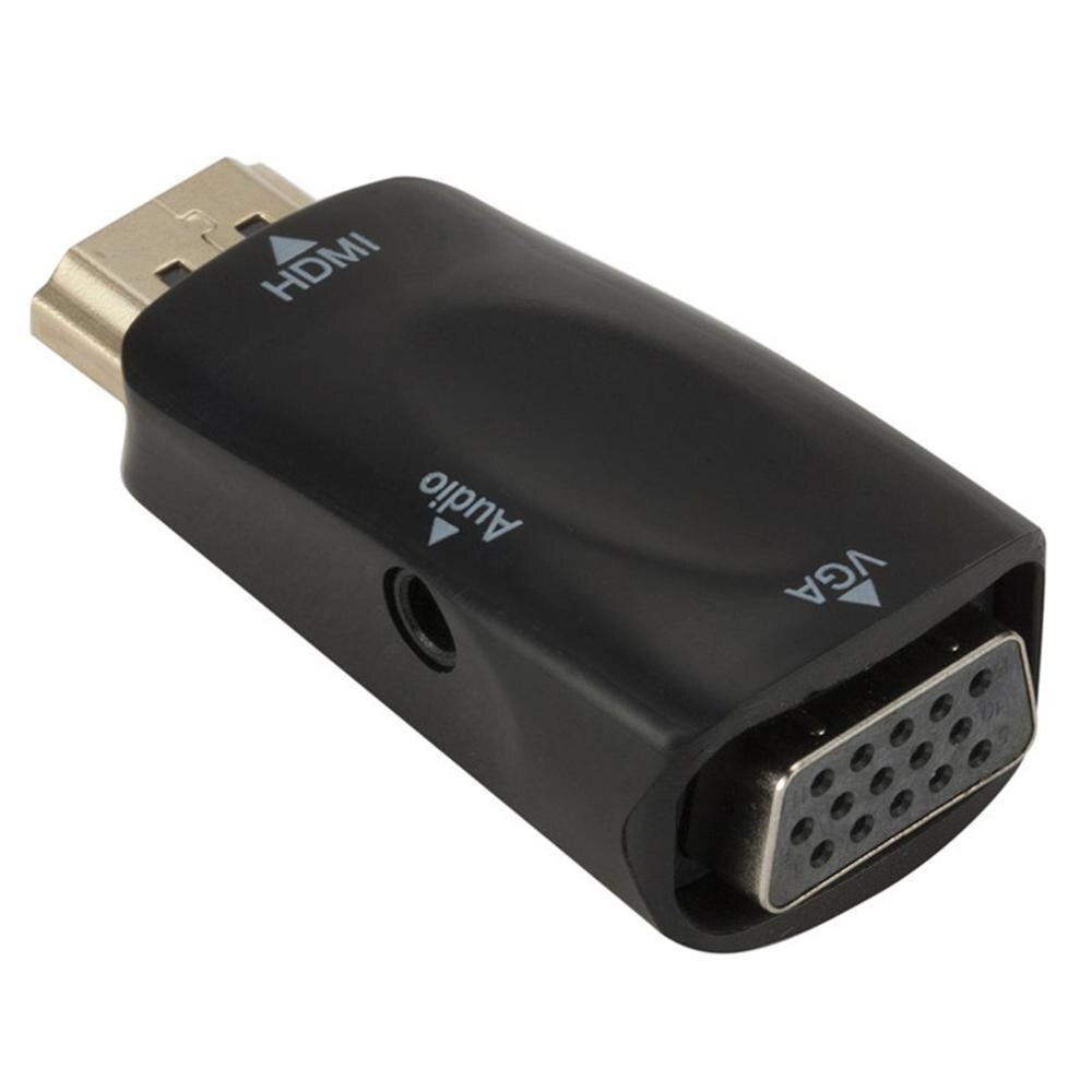 Hdmi naar vga-adapter hdmi revolution powered by hdmi voor pc, laptop, dvd  ps3, xbo 360 en ander high-definition apparaat met vga-monitor