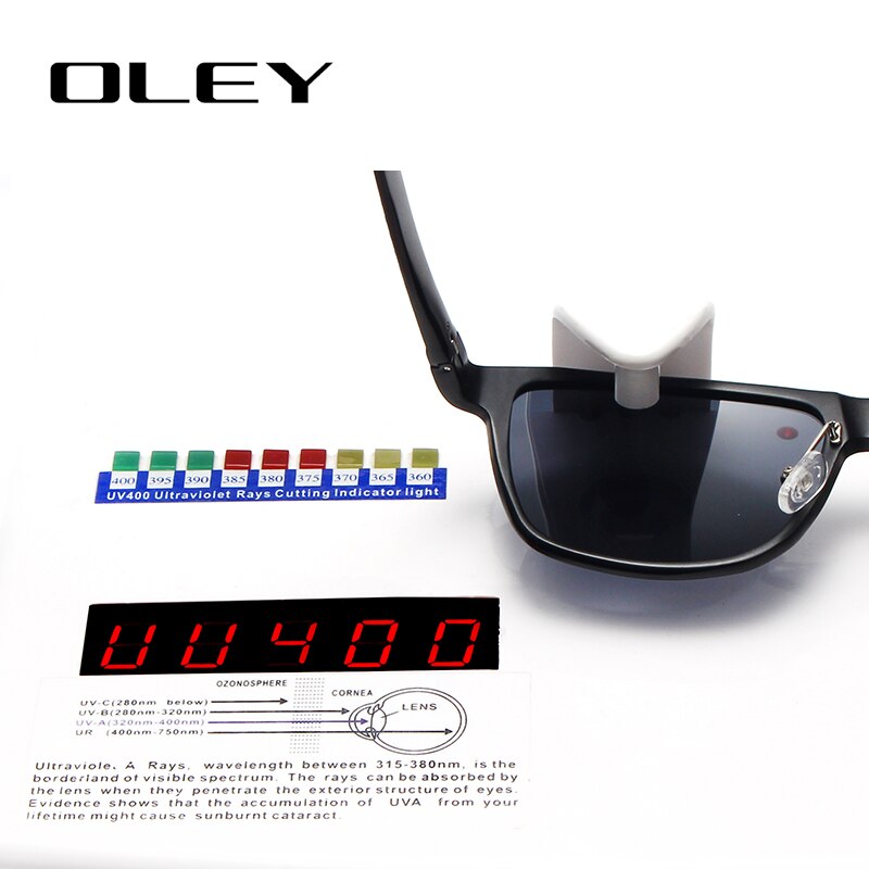 OLEY Neue Alle Aluminium Magnesium HD Sonnenbrille Männer klassisch retro Hochwertige Polarisierte Sonnenbrille Schutzbrillen