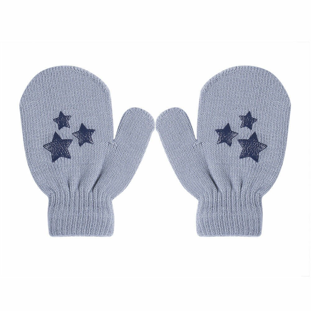 Kinderen magische handschoenen paar winter warme meisjes jongens stretch zwart zacht kinderen unisex dikker baby schattige print handschoen herfstkleding: Kleur 5