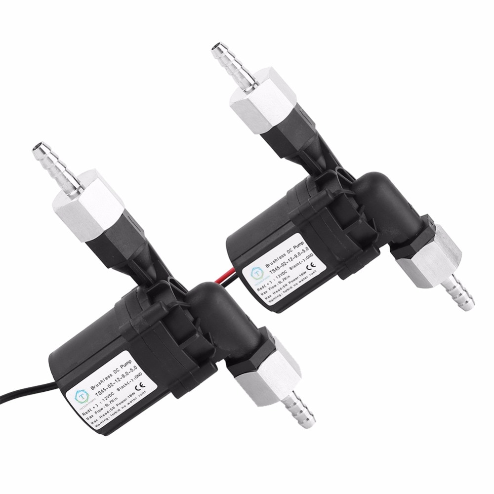 1/2 inch Brushless Homebrew Water Pump DC 12V Circulation Homebrew Water Pump Food Grade With Connectors For Aquarium