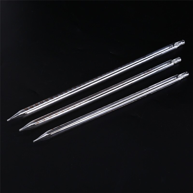 1pc 0.5-20ml Glass Graduated Pipette Lab Chemistry Dropper Dispensing School Educational Supplies