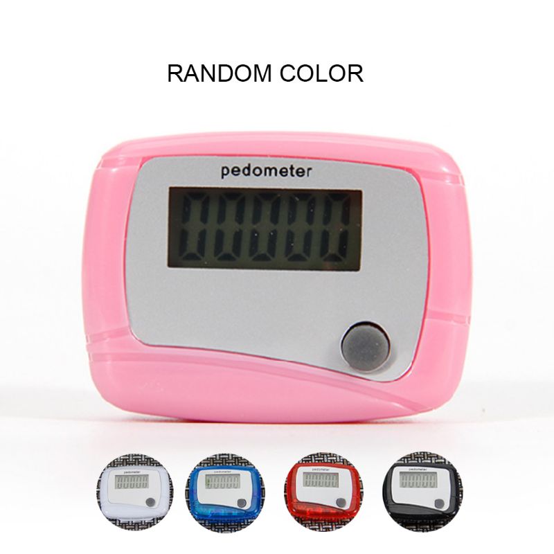 Podómetro Digital de aleatoria conteo pasos a pie pantalla LCD contador inteligente de 99999 dígitos
