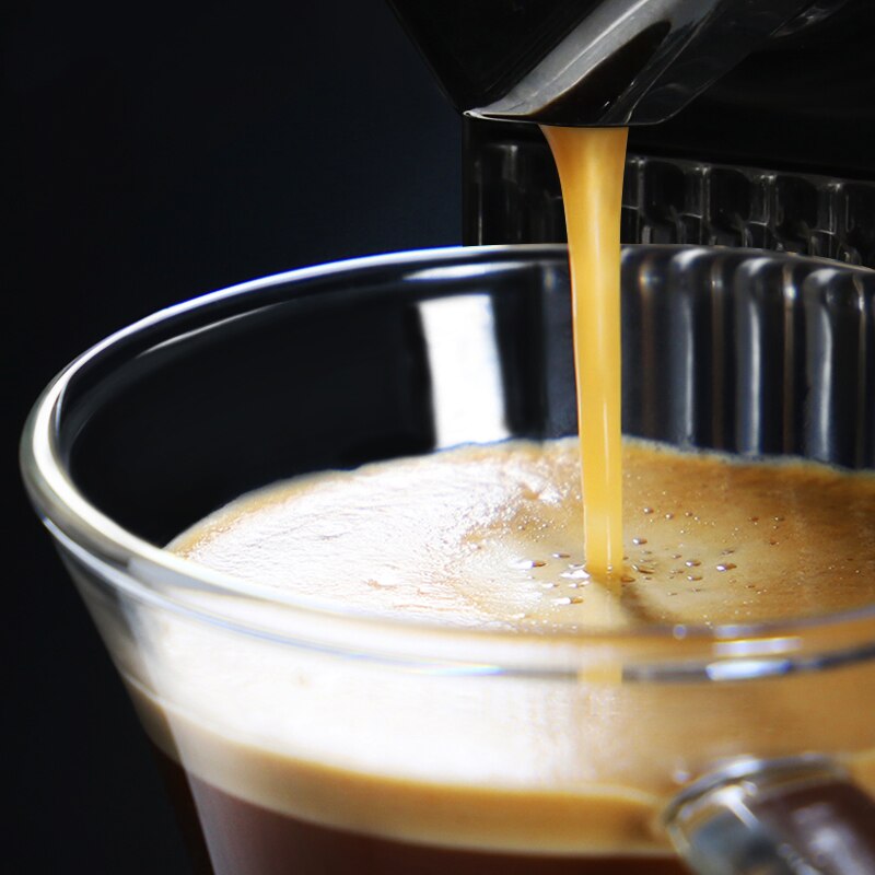 180ml Set of 2 Espresso Mugs Espresso Cups Set With Saucer Glass Cup Set Coffee Mugs for Espresso Cappuccino Latte