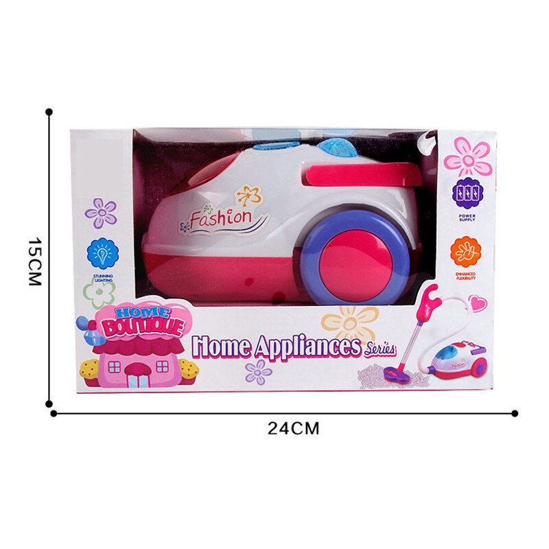 Fantasiespel Simulatie Apparaten Stofzuiger Kinderen Speelgoed Cosplay Educatief Speelgoed voor Meisjes Kids met Licht Best