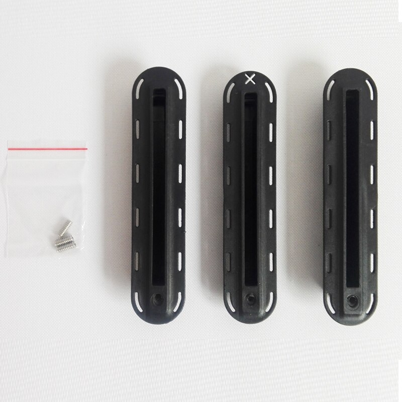FC1 Future FS2 Fin Plug 5 degrees 9 degrees FCII FC2 Fin Box 3pcs/set: Futures Black