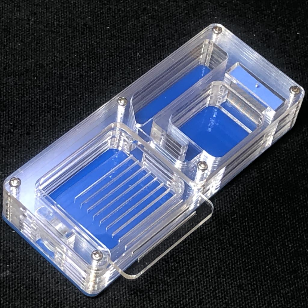 Laberinto acrílico DIY para granja de hormiga con área de alimentación, casa de hormigas, fábrica de casa, nido de hormiga, tienda de insectos, nido humectante para mascotas, hormigonera: BLUE