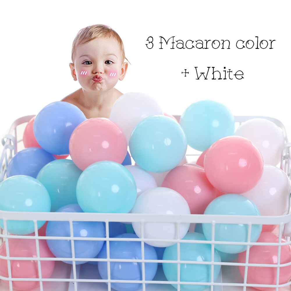 7cm Plastic Pit Balls - 50pcs Safe Eco-friendly Children Play Pool Ball Toy, Longer Lasting for Infant Baby Toddler Kids Age