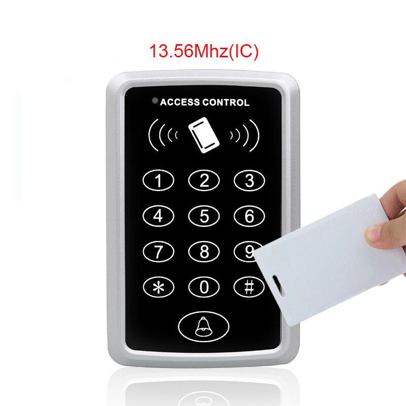 125KHz RFID Access Control Keypad EM Card Reader Door Access Control System Door Lock Opener Keyboard System: I