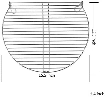 1/1Pcs Grill Stack Rek Roestvrij Staal Mesh Houtskool Grill Non Stick Bbq Grill Rek Roker Accessoires