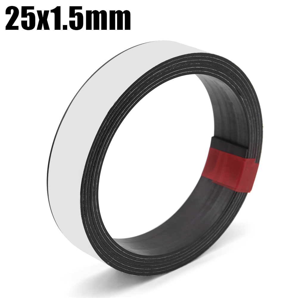 1 Meter selbstklebendes Magnetband, Gummi-Magnetband, starke flexibel Magnete, Streifen für Kühlschrank, Fotoposter, 39,37 Zoll: Blau