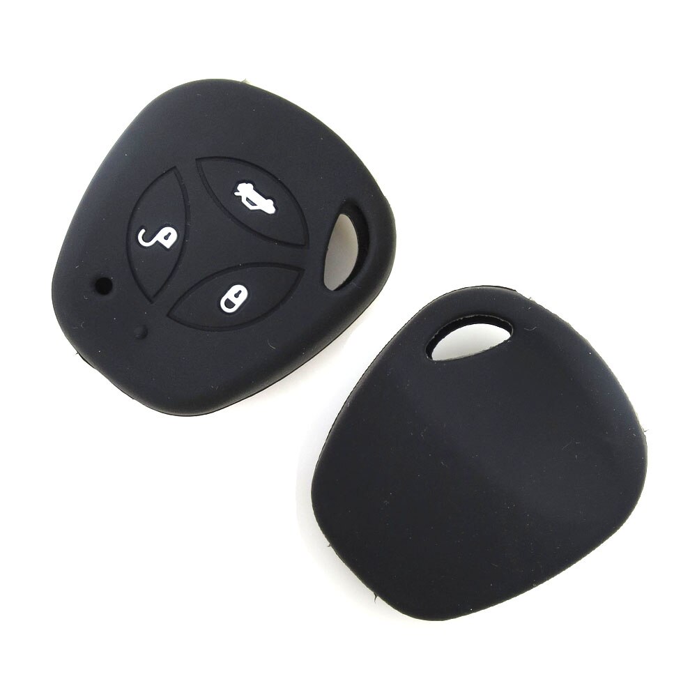 3 Buttons Flip Replacement Car Key Shell For Lada vesta granta priora kalina vaz Uncut Auto Blank Remote car Key Case Cover Fob: Silicone case