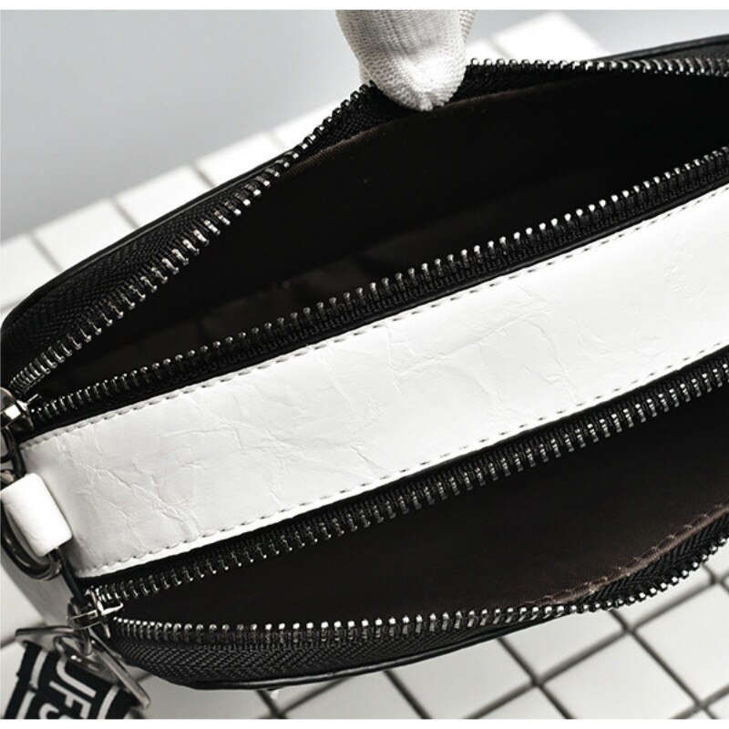 Donne mini Scatola di Sacchetto di Spalla di proprietà Petto Borsa con Tracolla per le donne 2020 Cinghia di Spalla larga Sacchetto Della Macchina Fotografica 2 strato di Stampa Borse