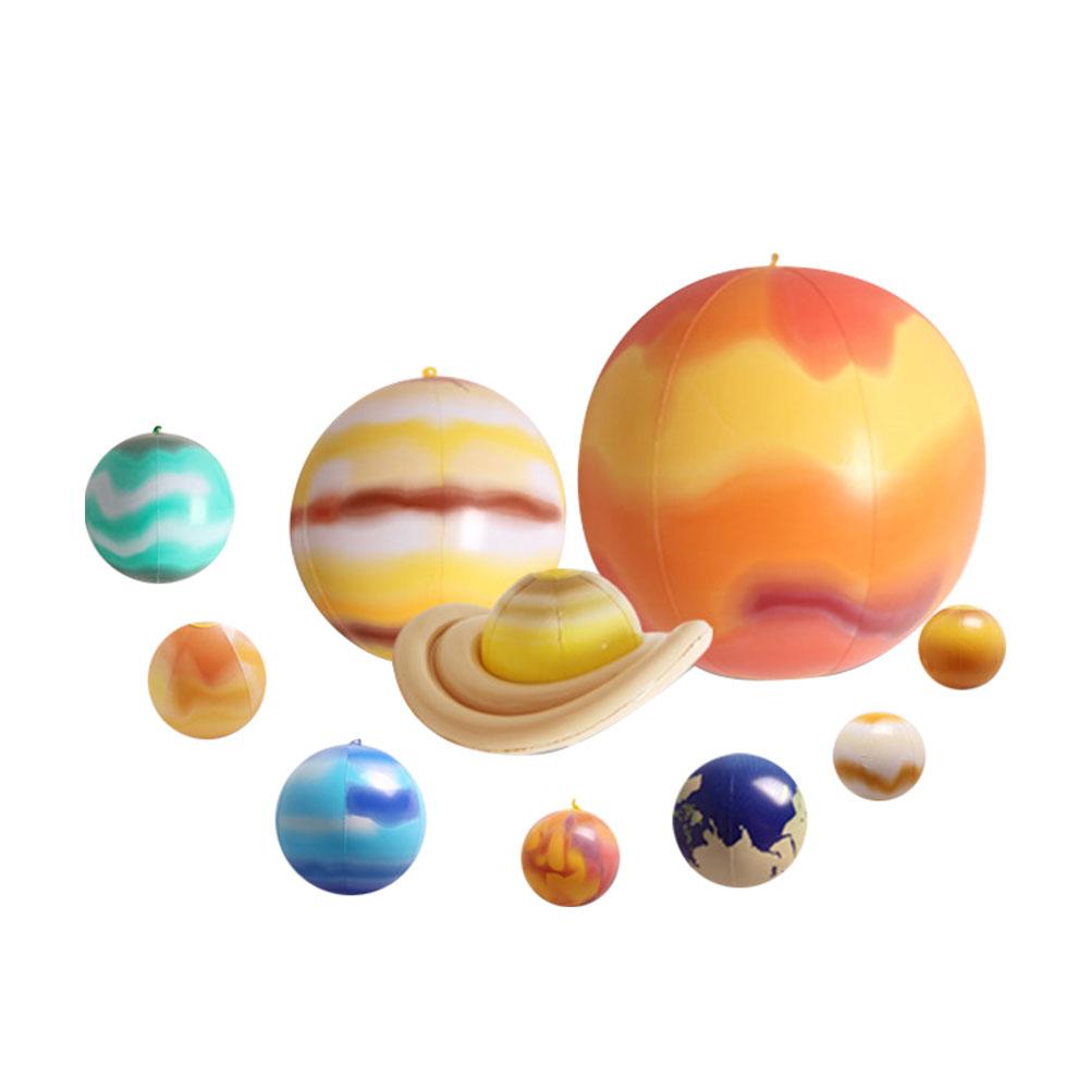 Home Decorations Inflatable Nine Planets Solar System Earth Eight Planets Teaching Charm Model Mall Pendant