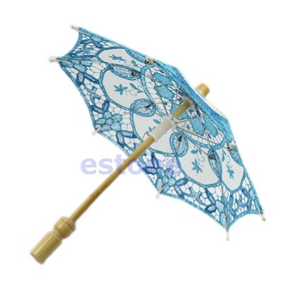 Sombrilla de papel de estilo tradicional chino, superventas, sombrilla de encaje bordado para decoración de boda: BL
