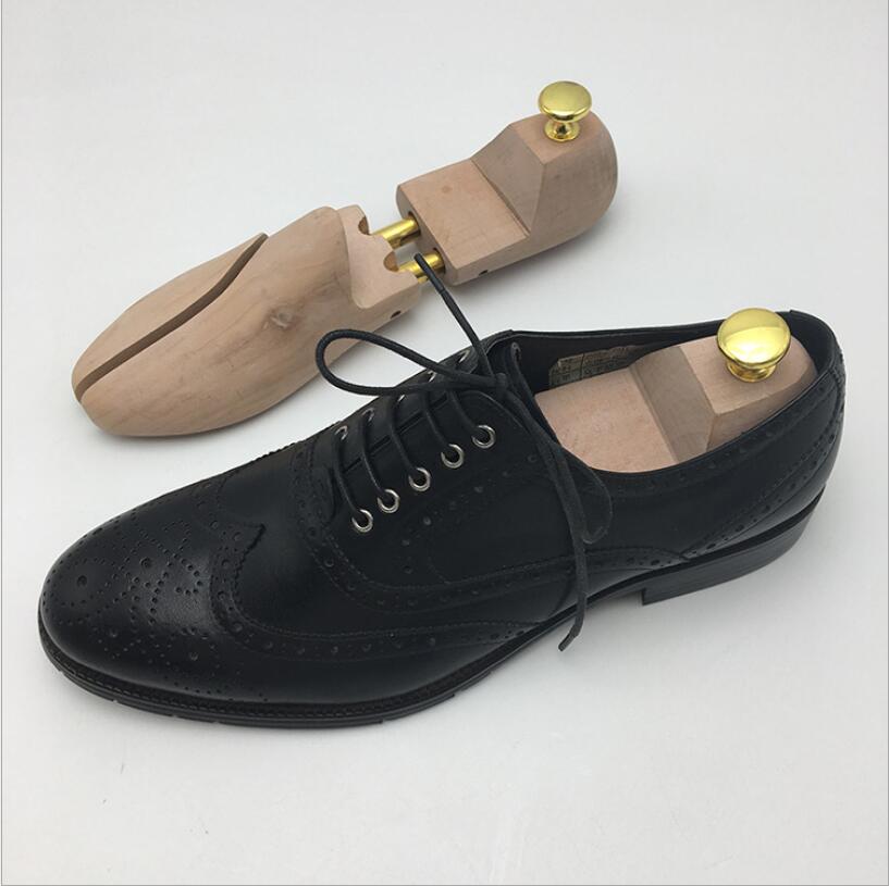 Zapatos de doble tubo para hombre, calzado de madera de pino de Nueva Zelanda, antiarrugas, ajustable, C-166 de árbol, 2 uds.