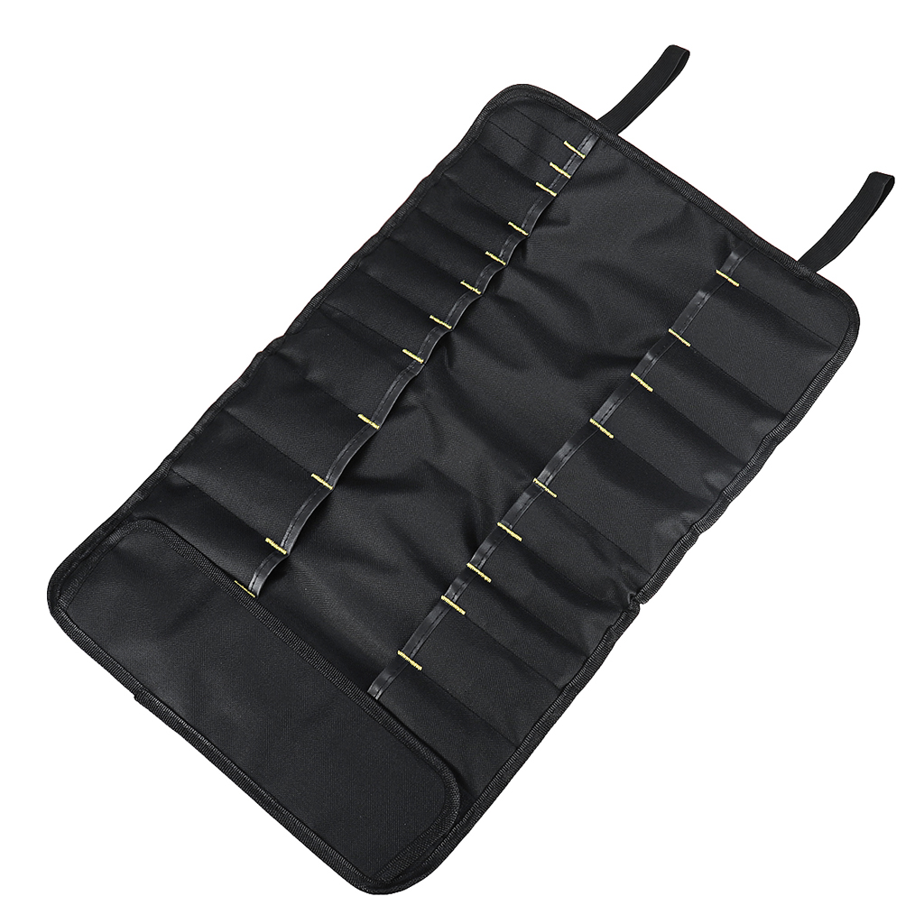 Portable Knifes Roll Bag for Chefs Culinary Knives Case Durable Kitchen Utensils Holder 22 Pockets