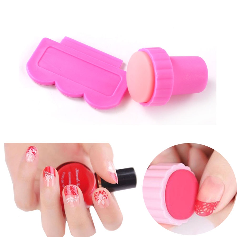 AddFavor Nail Stamping Template DIY Nail Polish Stamper Tool Stainless Steel Manicure Stamping Plate Gel Art Print Stamp Kits