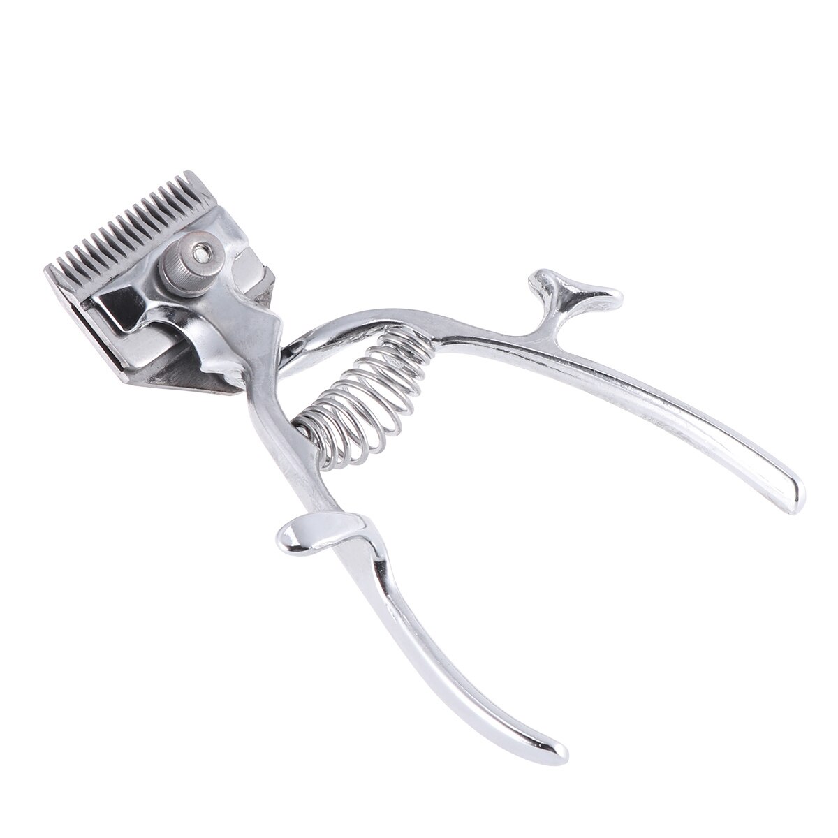 Old Manual Haircut Hair Clipper Trimmer Stainless Steel Hairdressing Non-electric Scissor Grooming Cutter