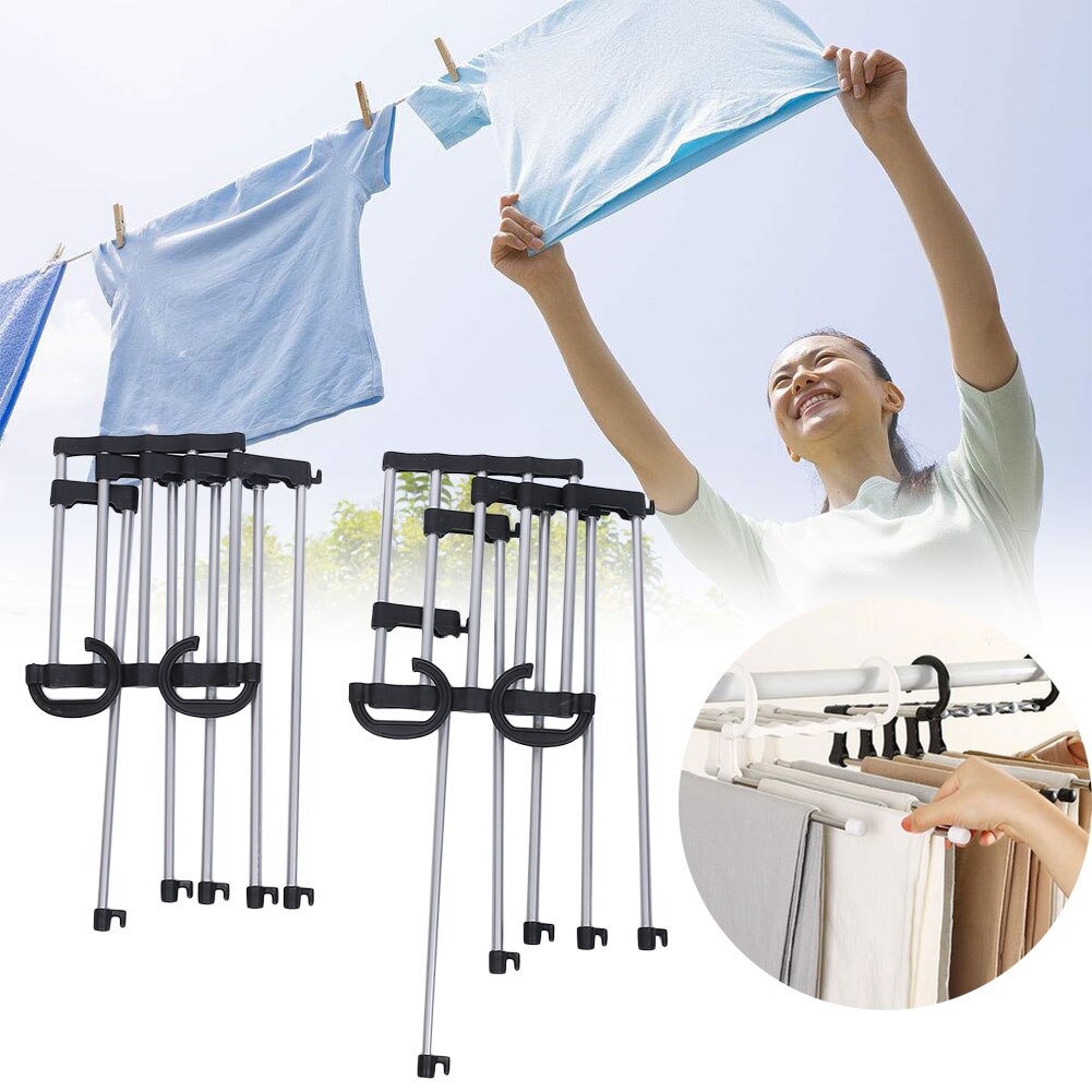 Folding Scarf Shawl Hanger Hook Rack Organizer Space Saving Easy