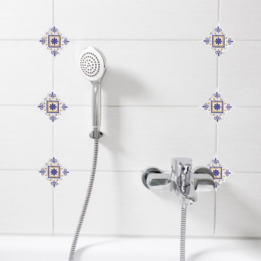 5Pcs 15 Stickers/Sheet Floor Sticker PVC Removable Stickers Wall Floor Corner Stickers Home Decoration Supplies Tiles 8*8cm