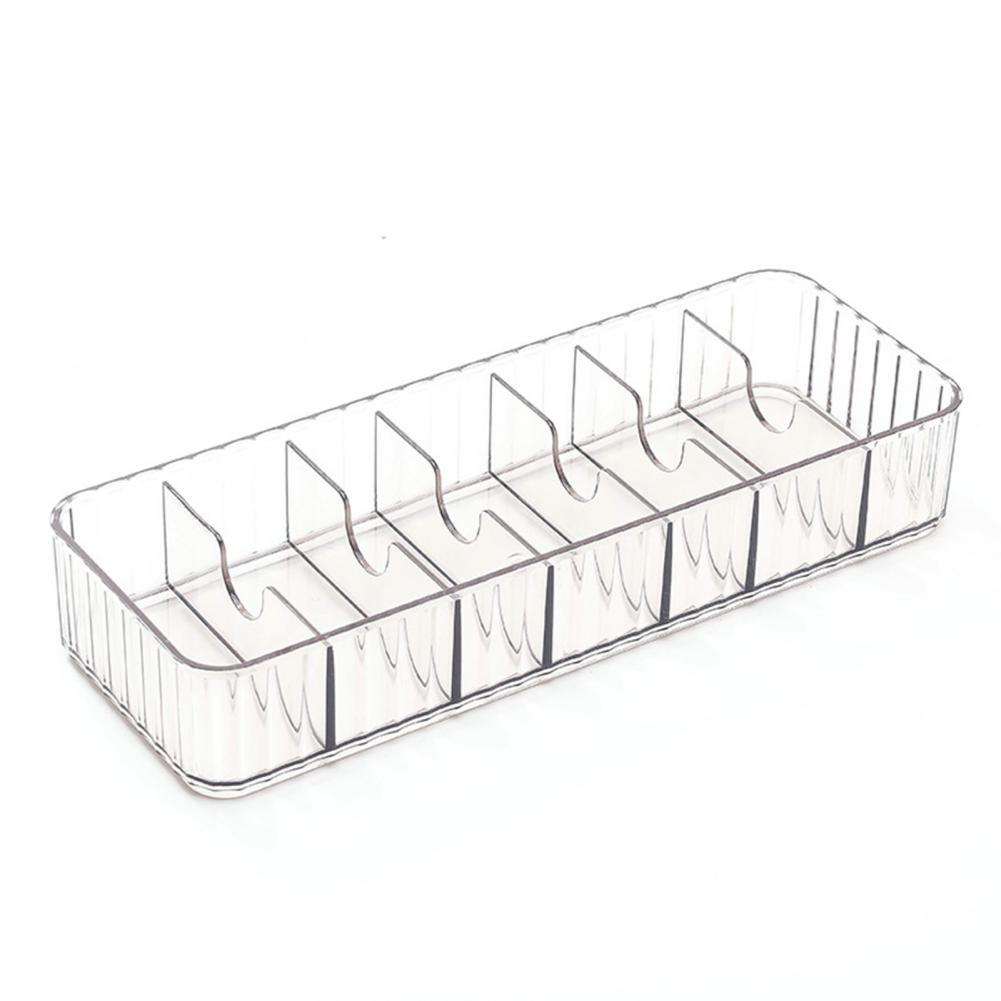 Data Cable Storage Box Anti-winding Dust-proof Large Space Desk Multi-purpose Charging Cable Organizer Box for Home: Clear