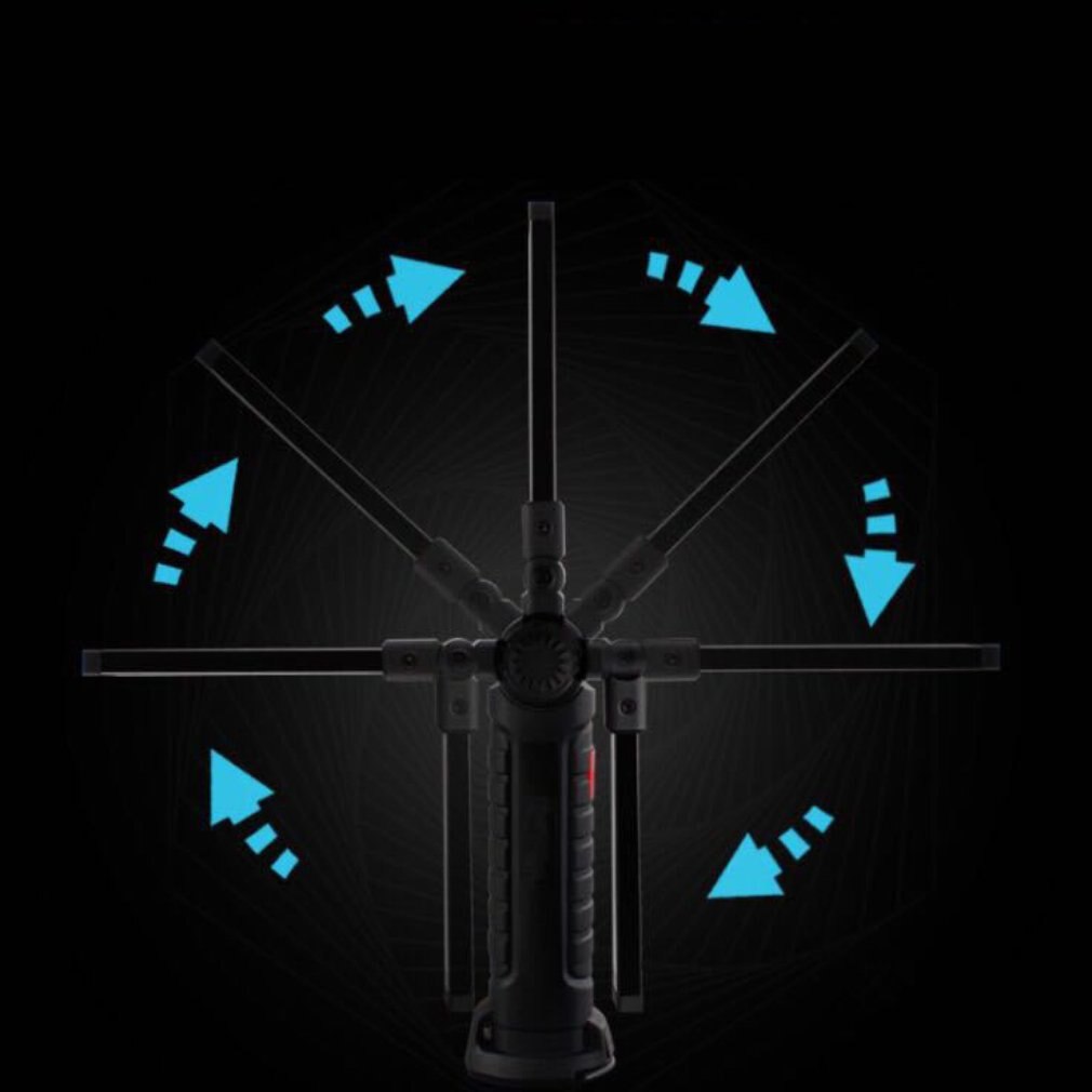 Draagbare Usb Vouwen Outdoor Heldere Cob + Led Oplaadbare Draadloze Nood Werklamp Zaklamp Zaklamp Handig Inspectie Lamp