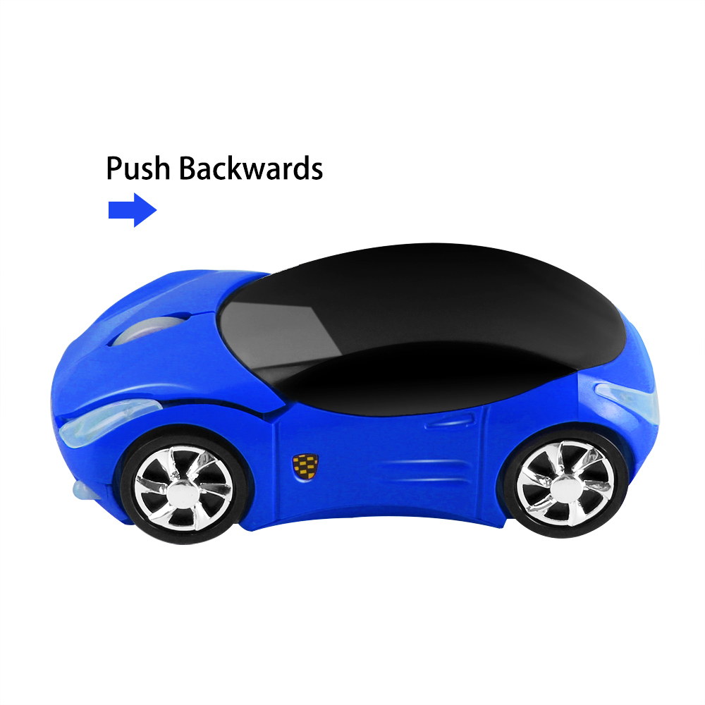 2.4G Draadloze Muis Mini Leuke 3D Computer Auto Maus 1600 Dpi Optische Usb Kid Kleine Muizen Met Muis pad Voor Laptop Pc