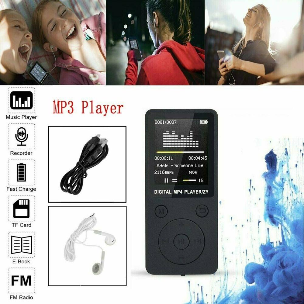 Portátil 32GB LCD reproductor MP3 MP4 Media FM Radio grabadora HIFI deporte música altavoz