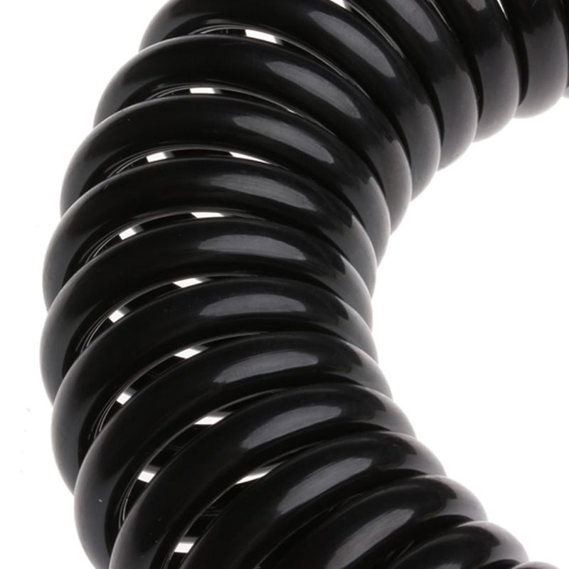 3M Flexible PU Recoil Hose Spring Tube Black For Compressor Air Tool