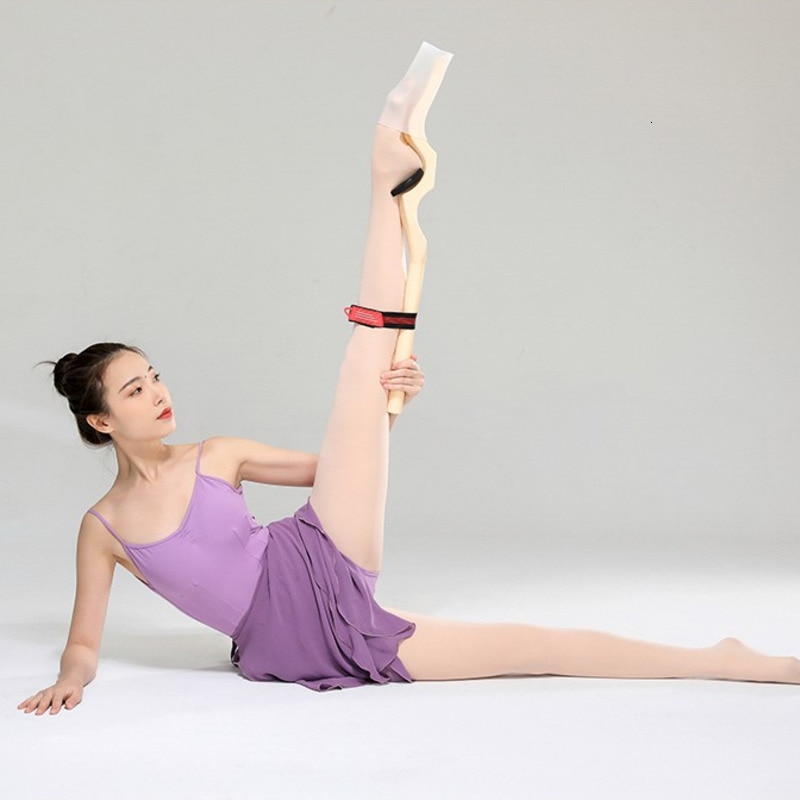 Træ ballet fod ben båre latin ballet vrist shaper gymnastik ligament stretch værktøj ballet tilbehør