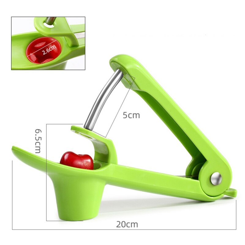 Cherry Pitter Easy Red Dates Olives Seed Corer Pitter Remover Squeeze Stone Picker Kitchen Tool Gadget 2 2 2 2 1