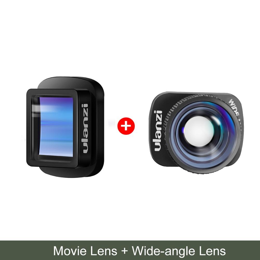 Ulanzi mise à jour HD 4K Osmo poche magnétique 1.33X lentille anamorphe grand Angle Macro lentille pour Dji Osmo poche