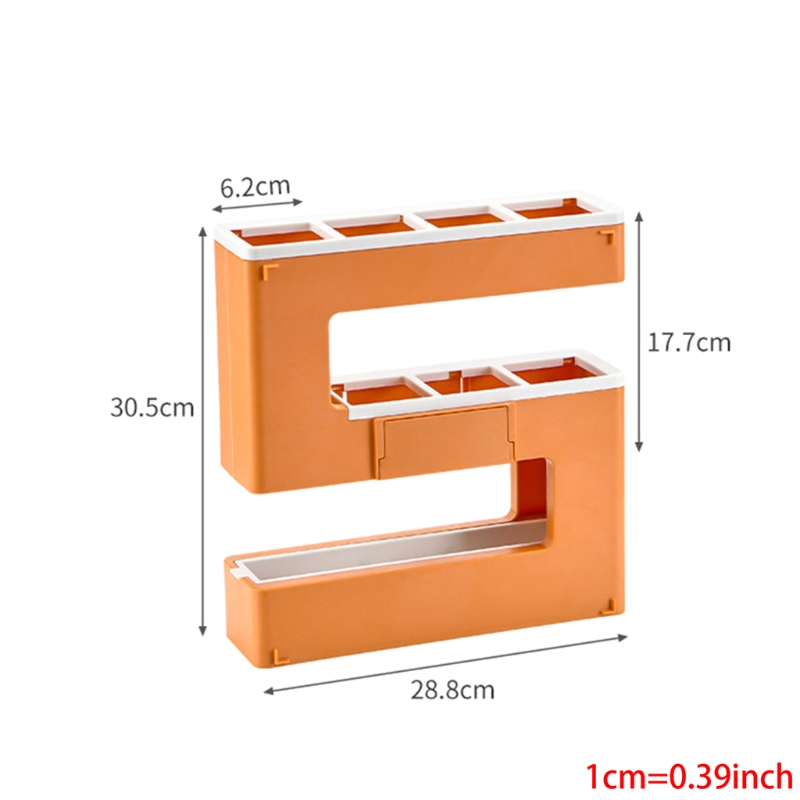 Wall Mounted Umbrella Stand Rack 5-Shape Umbrellas Storage Holder Shelf for Home Office Hotel Organizer