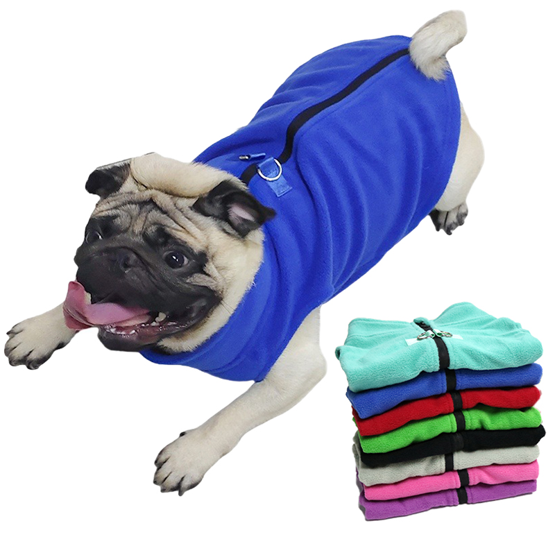Ropa de Invierno para Perros, Chaqueta de Forro Polar Suave para Chihuahua, Abrigo para Bulldog Francés, Chaleco Cálido para Perros Pequeños y Medianos, Ropa para Cachorros y Pugs