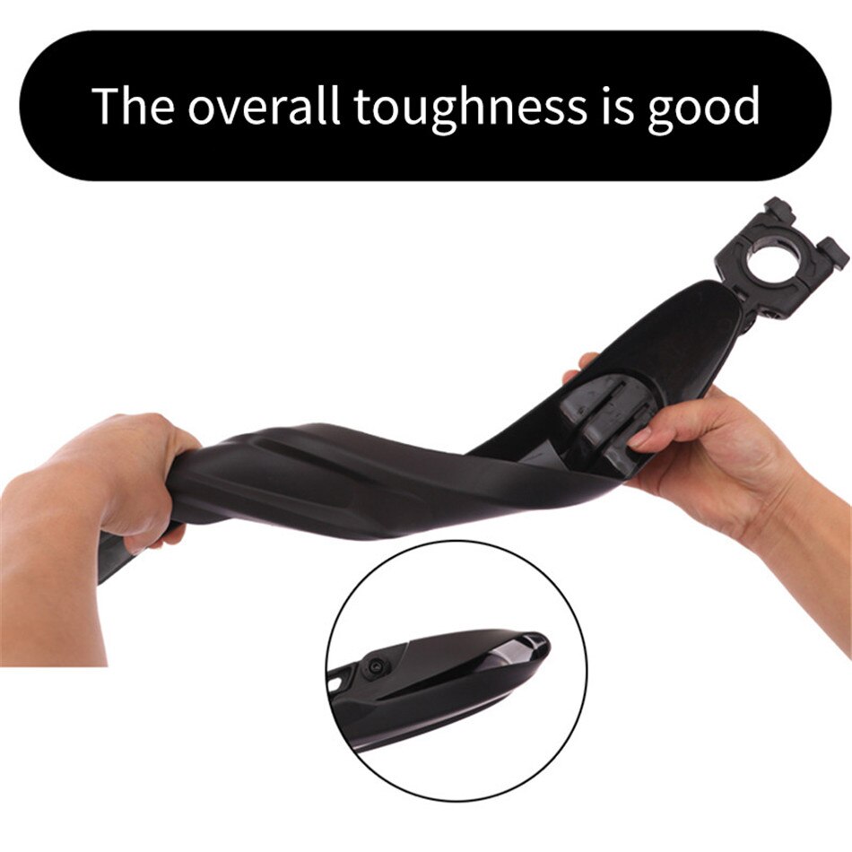 Bicycle Mudguard Splash Guard Bike MTB Set Front Rear Wheel Bike Wings Mountain Bike Road Bicycle Rain Day Soft Foldable